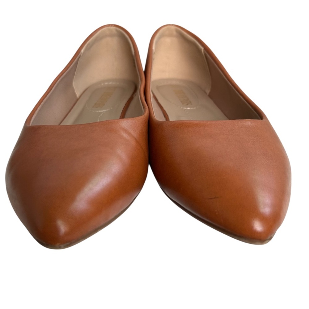 DREAM PAIRS‎ Sole-Classic Women’s Ballet Flats Cognac Pointed Toe - Picture 3 of 14
